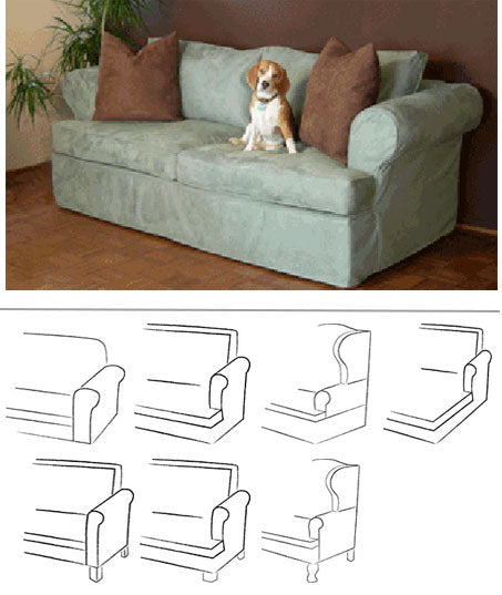 Sofa/Armchair Slipcover - Style CONTEMPORARY