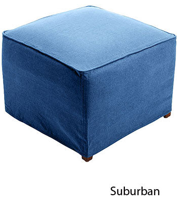 Ottoman Slipcover - Style SUBURBAN