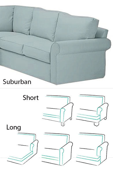 Sectional Slipcover - Style SUBURBAN