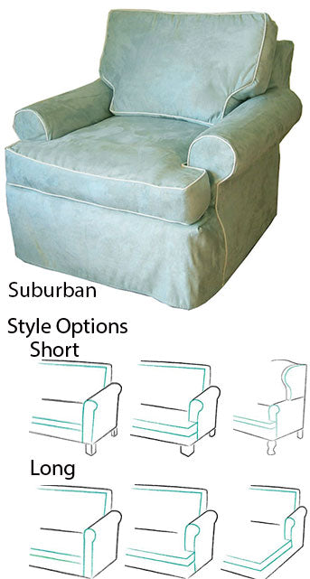 Sofa/Armchair Slipcover - Style SUBURBAN