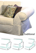 Sectional Slipcover - Style TRADITIONAL
