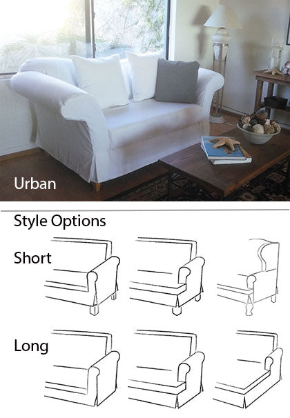 Sofa/Armchair Slipcover - Style URBAN